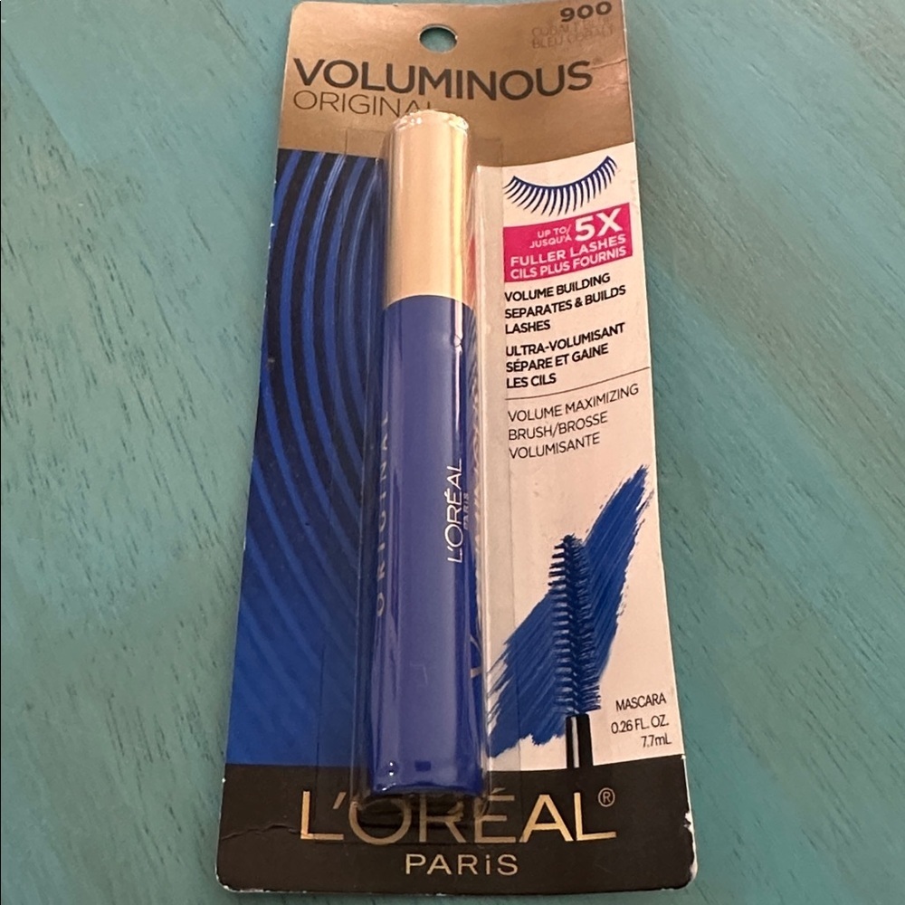 NWT L’Oréal Voluminous Mascara 900 Cobalt Blue